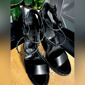 Black Christian Louboutin Wedges